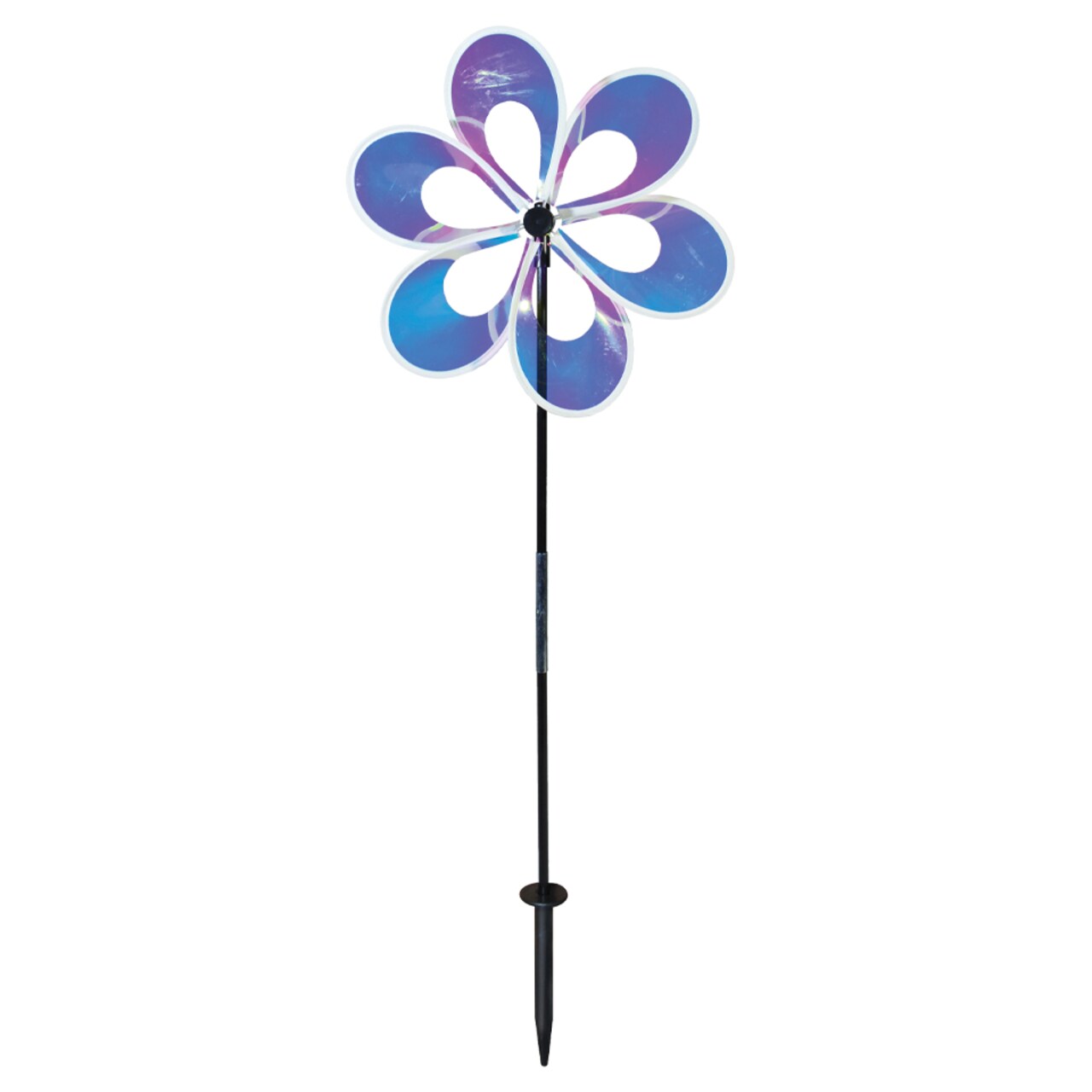 In the Breeze 2667 - 13.5 Inch Iridescent Windee Wheelz Spinner - Outdoor Garden Décor